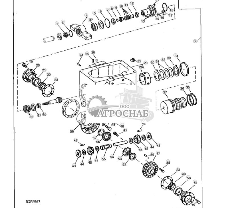 Differential Front AXLE Assembly 